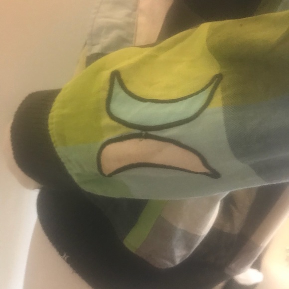 Hurley women’s plaid Jacket Large - Picture 2 of 7